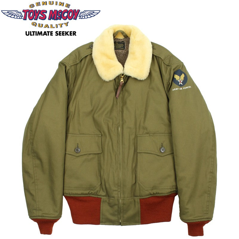 TMJ2529 / TOYS McCOY TYPE B-10 TOYS McCOY MFG.CO. WHITE MOUTON / RED RIBBED