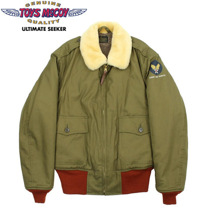 TMJ2529 / TOYS McCOY TYPE B-10 TOYS McCOY MFG.CO. WHITE MOUTON / RED RIBBED