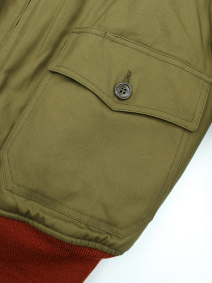 TMJ2529 / TOYS McCOY TYPE B-10 TOYS McCOY MFG.CO. WHITE MOUTON / RED RIBBED