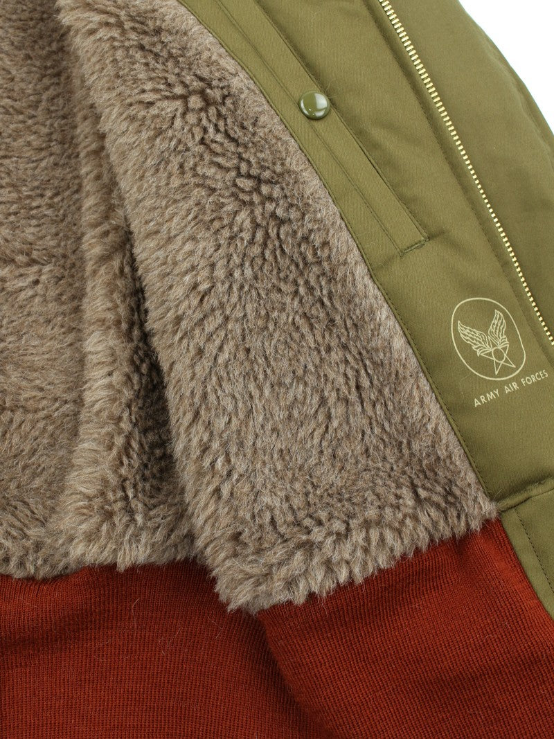 TMJ2529 / TOYS McCOY TYPE B-10 TOYS McCOY MFG.CO. WHITE MOUTON / RED RIBBED