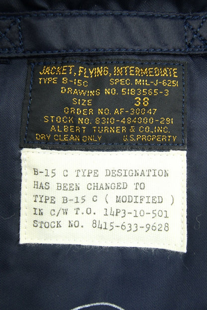 TMJ2531 / TOYS McCOY TYPE B-15C(MOD) ALBERT TURNER 7TH AIR FORCE "90TH TAC FTR SQ".