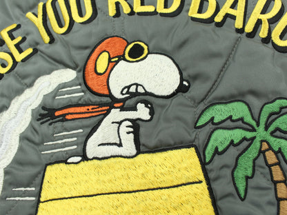 TMJ2628 / TOYS McCOY UNDERWEAR,QUILTED,CWU-9/P,JACKET SNOOPY USAF "CURSE YOU RED BARON"