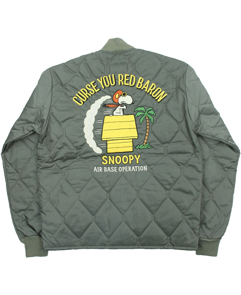 TMJ2628 / TOYS McCOY UNDERWEAR,QUILTED,CWU-9/P,JACKET SNOOPY USAF "CURSE YOU RED BARON"