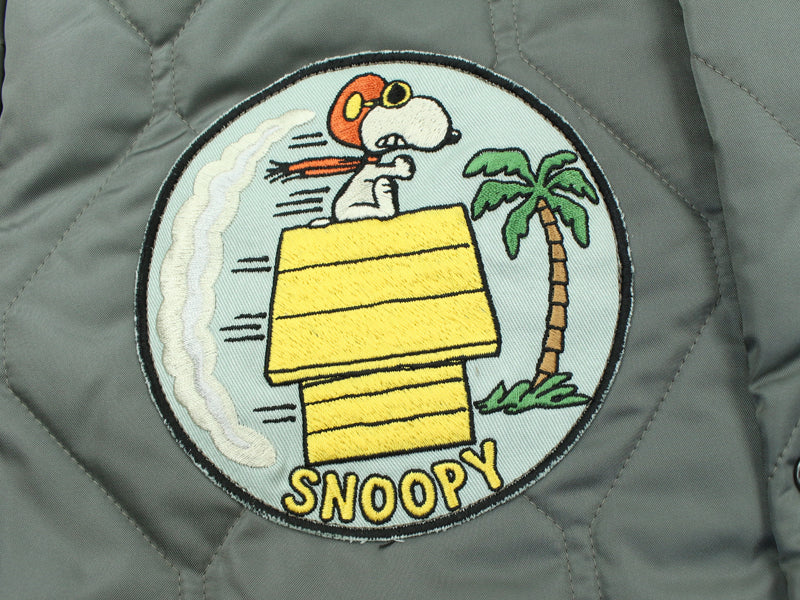 TMJ2628 / TOYS McCOY UNDERWEAR,QUILTED,CWU-9/P,JACKET SNOOPY USAF "CURSE YOU RED BARON"