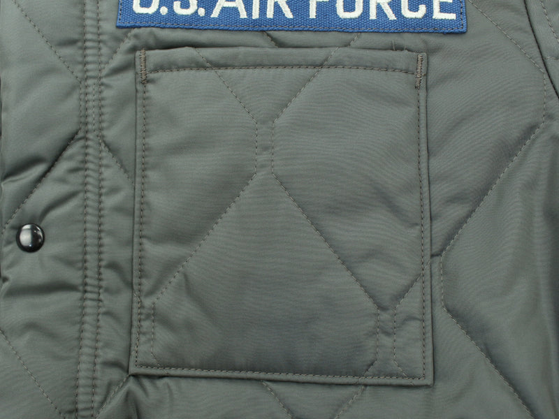 TMJ2628 / TOYS McCOY UNDERWEAR,QUILTED,CWU-9/P,JACKET SNOOPY USAF "CURSE YOU RED BARON"
