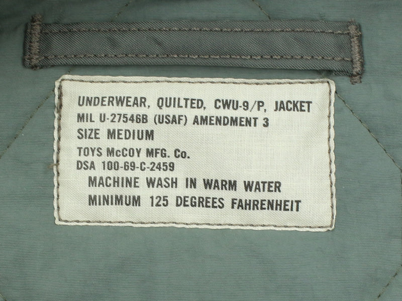 TMJ2636 / TOYS McCOY UNDERWEAR,QUILTED,CWU-9/P,JACKET