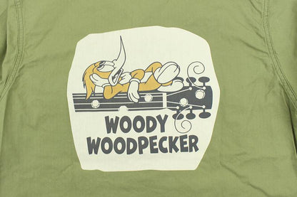 TMS2303 / TOYS McCOY UTILITY SHIRT, RIP STOP " WOODY WOODPECKER "