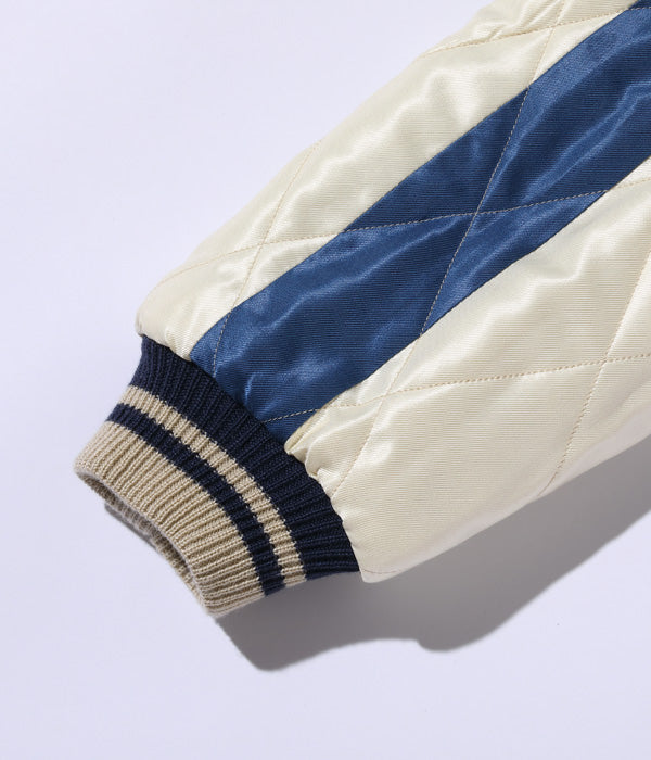 TT15392-119 / TAILOR TOYO Mid 1950s Style Velveteen Souvenir Jacket “WHITE TIGER” × “EAGLE”