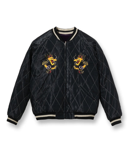 TT15392-175 / TAILOR TOYO Mid 1950s Style Velveteen Souvenir Jacket “LANDSCAPE” × “DRAGON”