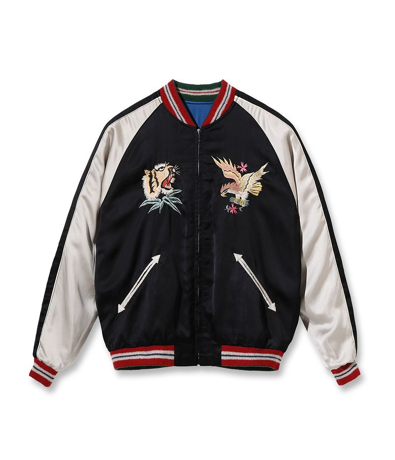 TT15520-125 / TAILOR TOYO Early 1950s Style Acetate Souvenir Jacket “KOSHO & CO.” Special Edition “DRAGON & LANDSCAPE” × “DRAGON”