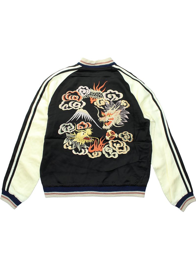 TT15531-119 / TAILOR TOYO Early 1950s Style Acetate Souvenir Jacket “KOSHO & CO.” Special Edition “DUELLING DRAGONS”×“JAPAN MAP PRINT”