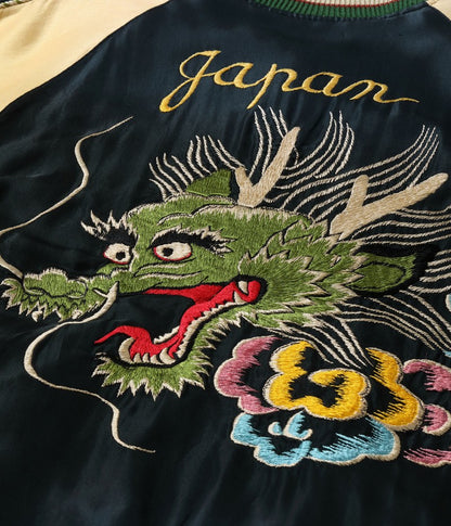 TT15683-119 / TAILOR TOYO Early 1950s Style Acetate Souvenir Jacket “DRAGON HEAD” × “EAGLE” (AGING MODEL)