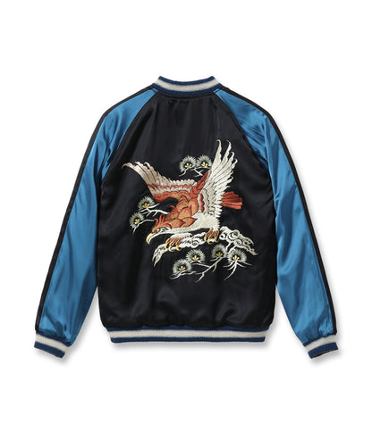 TT15717-119 / KOSHO & CO. TAILOR TOYO  Early 1950s Style Rayon Brocade × Acetate Souvenir Jacket TOYO ENTERPRISE 60th Anniversary Special Edition “TIGER & DRAGON” (BROCADE) × “EAGLE”