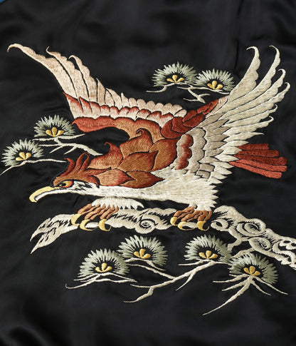 TT15717-119 / KOSHO & CO. TAILOR TOYO  Early 1950s Style Rayon Brocade × Acetate Souvenir Jacket TOYO ENTERPRISE 60th Anniversary Special Edition “TIGER & DRAGON” (BROCADE) × “EAGLE”