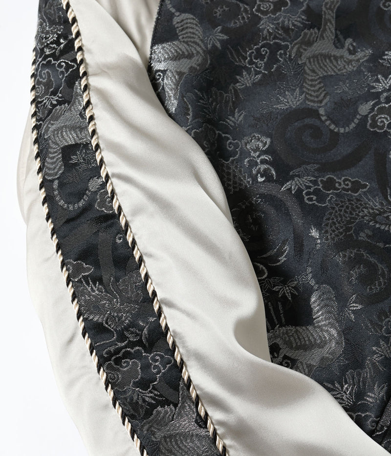 TT15717-119 / KOSHO & CO. TAILOR TOYO  Early 1950s Style Rayon Brocade × Acetate Souvenir Jacket TOYO ENTERPRISE 60th Anniversary Special Edition “TIGER & DRAGON” (BROCADE) × “EAGLE”