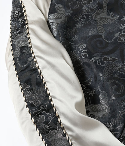 TT15717-119 / KOSHO & CO. TAILOR TOYO  Early 1950s Style Rayon Brocade × Acetate Souvenir Jacket TOYO ENTERPRISE 60th Anniversary Special Edition “TIGER & DRAGON” (BROCADE) × “EAGLE”