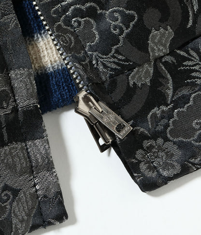 TT15717-119 / KOSHO & CO. TAILOR TOYO  Early 1950s Style Rayon Brocade × Acetate Souvenir Jacket TOYO ENTERPRISE 60th Anniversary Special Edition “TIGER & DRAGON” (BROCADE) × “EAGLE”