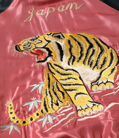 TT15790-145 / TAILOR TOYO Mid 1950s Style Acetate Souvenir Jacket “EAGLE & TIGER” × “ROARING TIGER”