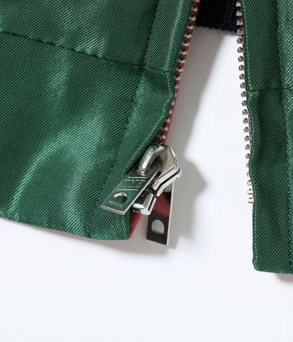 TT15790-145 / TAILOR TOYO Mid 1950s Style Acetate Souvenir Jacket “EAGLE & TIGER” × “ROARING TIGER”