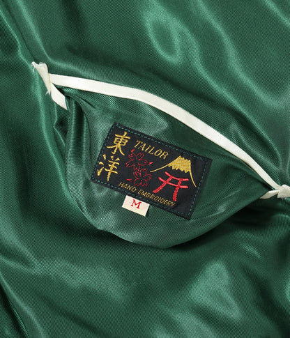 TT15790-145 / TAILOR TOYO Mid 1950s Style Acetate Souvenir Jacket “EAGLE & TIGER” × “ROARING TIGER”