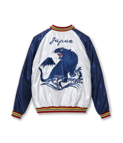 TT15790-170 / TAILOR TOYO Mid 1950s Style Acetate Souvenir Jacket “EAGLE” × “BLUE TIGER”