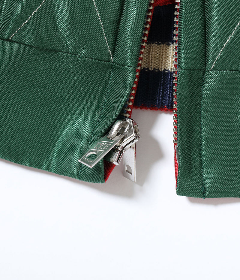 TT15791-145 / TAILOR TOYO Early 1950s Style Acetate Quilted Souvenir Jacket “JAPAN MAP” × “GOLD DRAGON”