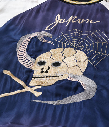 TT15793-128 / TAILOR TOYO Mid 1950s Style Acetate Souvenir Jacket “SNAKE & SKULL” × “DRAGON HEAD” (AGING MODEL)