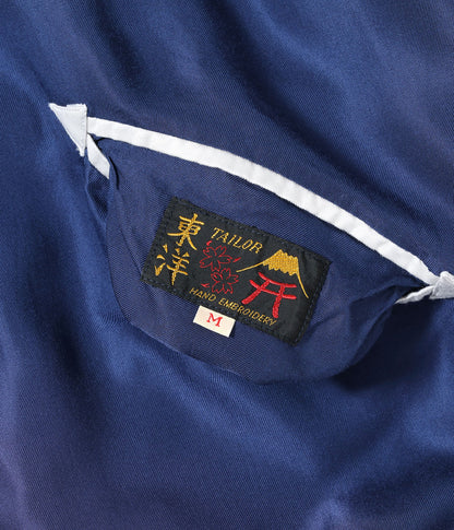 TT15793-128 / TAILOR TOYO Mid 1950s Style Acetate Souvenir Jacket “SNAKE & SKULL” × “DRAGON HEAD” (AGING MODEL)