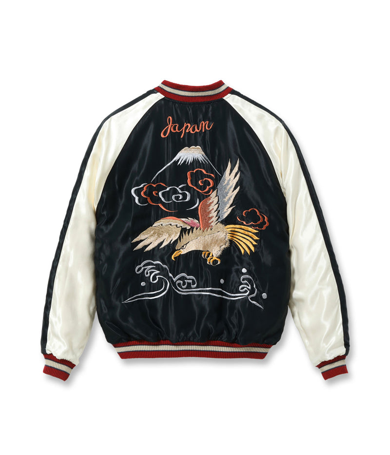 TT15795-128 / TAILOR TOYO Mid 1950s Style Velveteen (Two-tone) × Acetate Souvenir Jacket “WHITE DRAGON” × “EAGLE”
