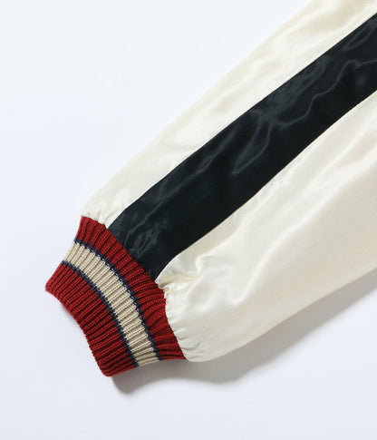 TT15795-128 / TAILOR TOYO Mid 1950s Style Velveteen (Two-tone) × Acetate Souvenir Jacket “WHITE DRAGON” × “EAGLE”