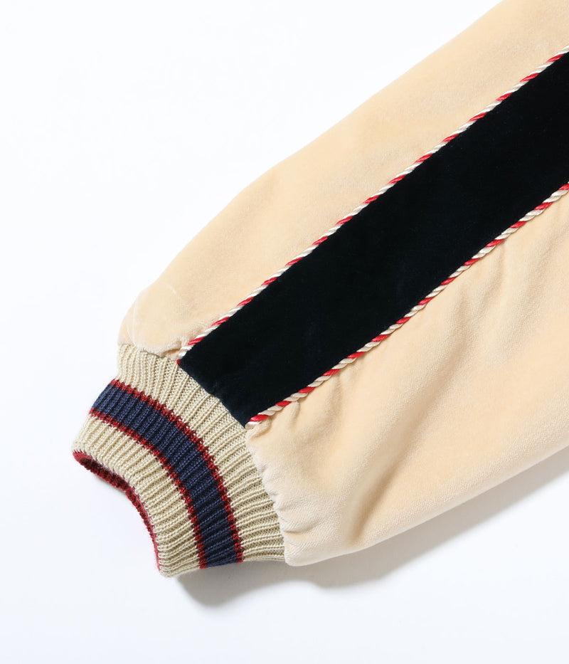 TT15795-128 / TAILOR TOYO Mid 1950s Style Velveteen (Two-tone) × Acetate Souvenir Jacket “WHITE DRAGON” × “EAGLE”