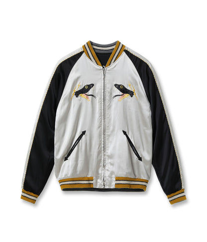 TT15808-190 / KOSHO & CO. TAILOR TOYO Acetate Souvenir Jacket TOYO ENTERPRISE 60th Anniversary Special Edition “BLACK SNAKE” × “RED SNAKE”