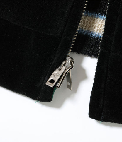 TT15809-119 / KOSHO & CO. TAILOR TOYO Mid 1950s Style Velveteen × Acetate Quilted Souvenir Jacket “Stencil Paint” TOYO ENTERPRISE 60th Anniversary Special Edition “TIGER HEAD” × “EAGLE”