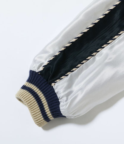 TT15877-219 / TAILOR TOYO Early 1950s Style Acetate Souvenir Jacket “USS PRINCETON” × “MAIKO”