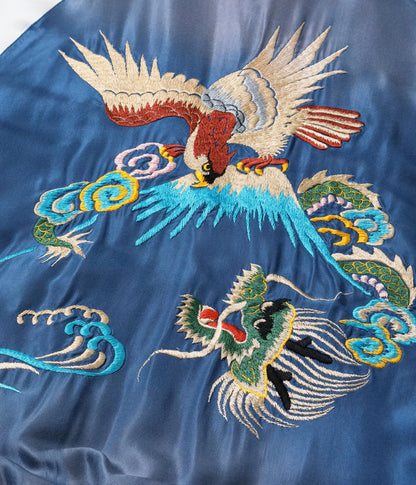 TT15907-125 / TAILOR TOYO Early 1950s Style Acetate Souvenir Jacket “EAGLE & DRAGON” × “JAPAN MAP” (AGING MODEL)