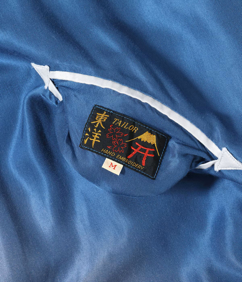TT15907-125 / TAILOR TOYO Early 1950s Style Acetate Souvenir Jacket “EAGLE & DRAGON” × “JAPAN MAP” (AGING MODEL)