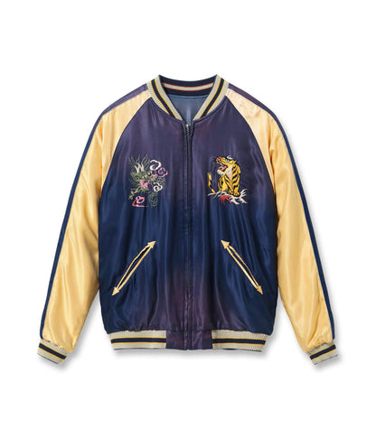 TT15907-125 / TAILOR TOYO Early 1950s Style Acetate Souvenir Jacket “EAGLE & DRAGON” × “JAPAN MAP” (AGING MODEL)