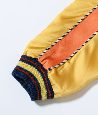 TT15911-159 / TAILOR TOYO Late 1940s Style Acetate Souvenir Jacket KOSHO & CO. Special Edition “EAGLE & DRAGON” × “JAPAN MAP”