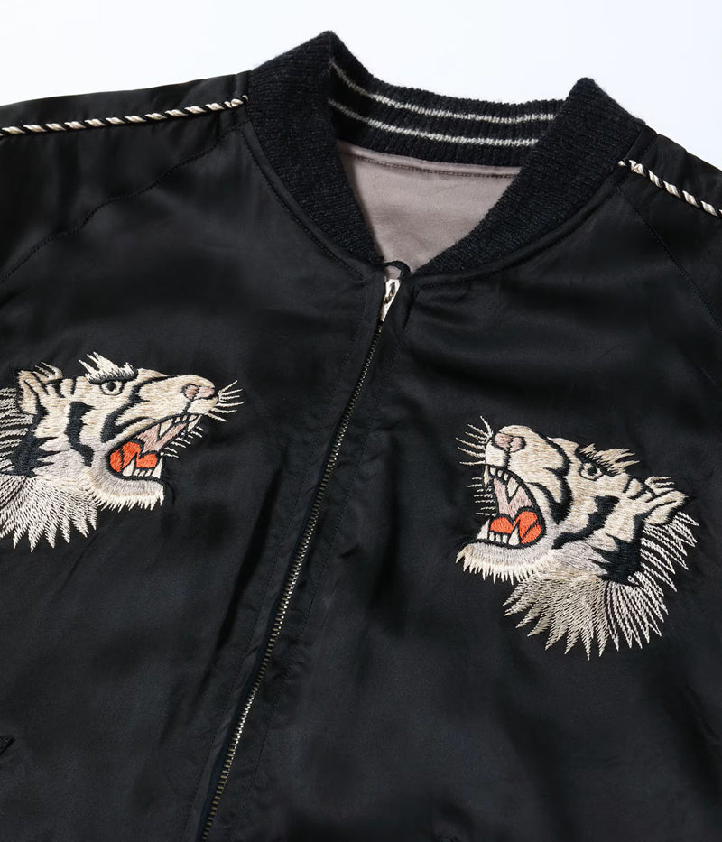 TT15912-119 / TAILOR TOYO Late 1940s Style Acetate Souvenir Jacket