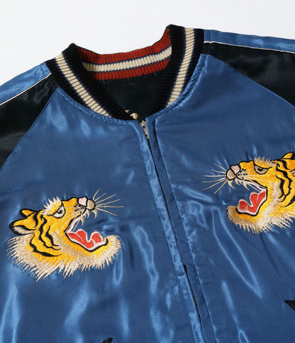 TT15972-119 / TAILOR TOYO Mid 1950s Style Acetate Souvenir Jacket “EAGLE” × “ROARING TIGER”