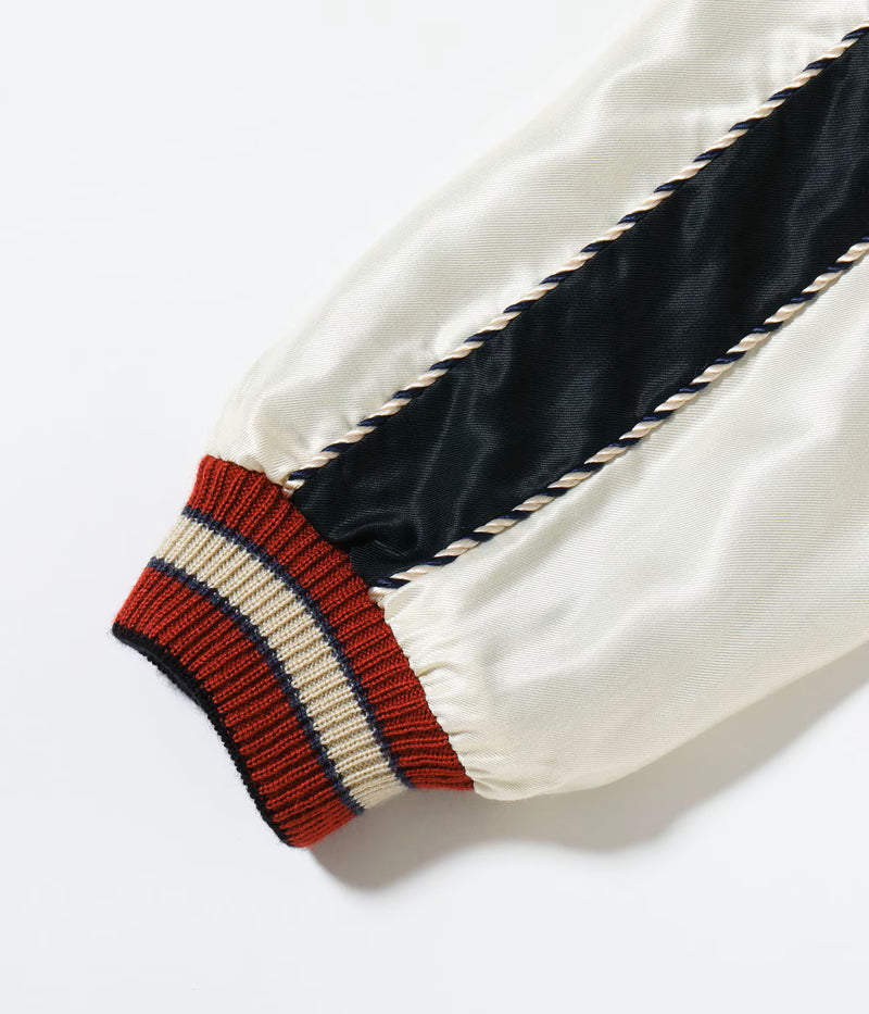 TT15972-119 / TAILOR TOYO Mid 1950s Style Acetate Souvenir Jacket “EAGLE” × “ROARING TIGER”