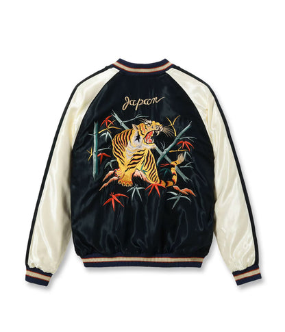 TT15975-128 / TAILOR TOYO Mid 1950s Style Velveteen (Two-tone) × Acetate Souvenir Jacket “BLUE EAGLE” × “ROARING TIGER”