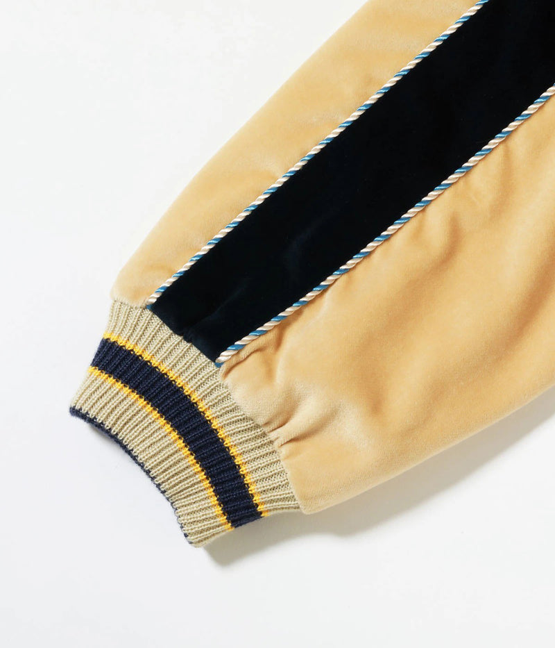 TT15975-128 / TAILOR TOYO Mid 1950s Style Velveteen (Two-tone) × Acetate Souvenir Jacket “BLUE EAGLE” × “ROARING TIGER”