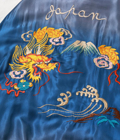 TT15976-119 / TAILOR TOYO Early 1950s Style Acetate Souvenir Jacket “ROARING TIGER” × “GOLD DRAGON” (AGING MODEL)