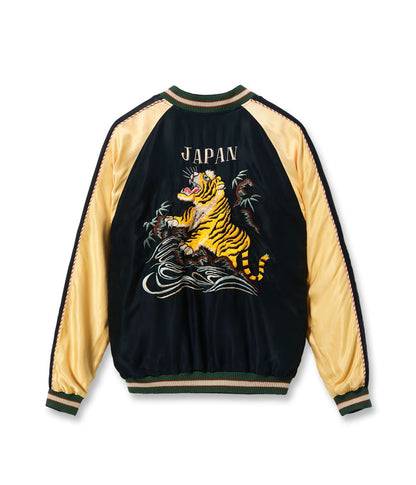TT15976-119 / TAILOR TOYO Early 1950s Style Acetate Souvenir Jacket “ROARING TIGER” × “GOLD DRAGON” (AGING MODEL)