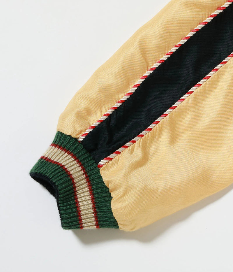 TT15976-119 / TAILOR TOYO Early 1950s Style Acetate Souvenir Jacket “ROARING TIGER” × “GOLD DRAGON” (AGING MODEL)