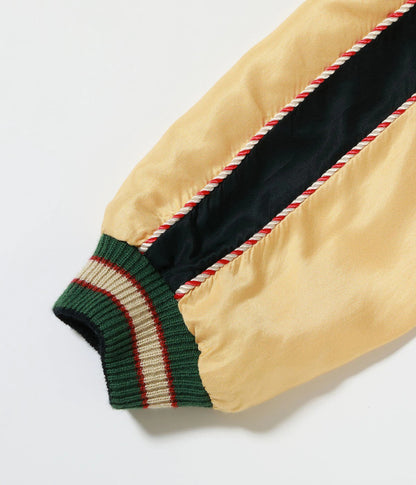 TT15976-119 / TAILOR TOYO Early 1950s Style Acetate Souvenir Jacket “ROARING TIGER” × “GOLD DRAGON” (AGING MODEL)