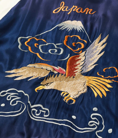 TT15982-145 / TAILOR TOYO Mid 1950s Style Acetate Souvenir Jacket “LANDSCAPE” × “EAGLE” (AGING MODEL)