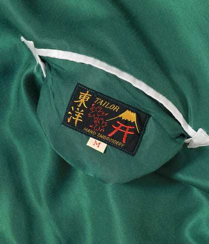 TT15982-145 / TAILOR TOYO Mid 1950s Style Acetate Souvenir Jacket “LANDSCAPE” × “EAGLE” (AGING MODEL)
