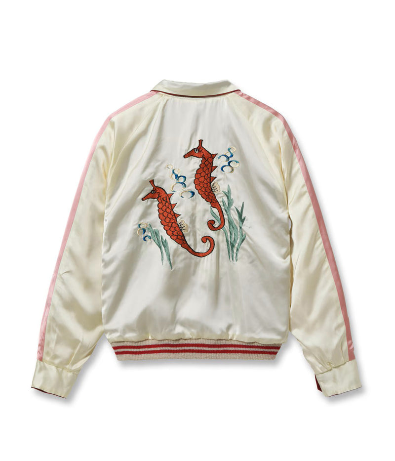 TT16010-170 / KOSHO & CO. TAILOR TOYO Late 1950s Style Velveteen × Acetate Souvenir Jacket Special Edition “GUAM ISLANDS” × “SEAHORSE”